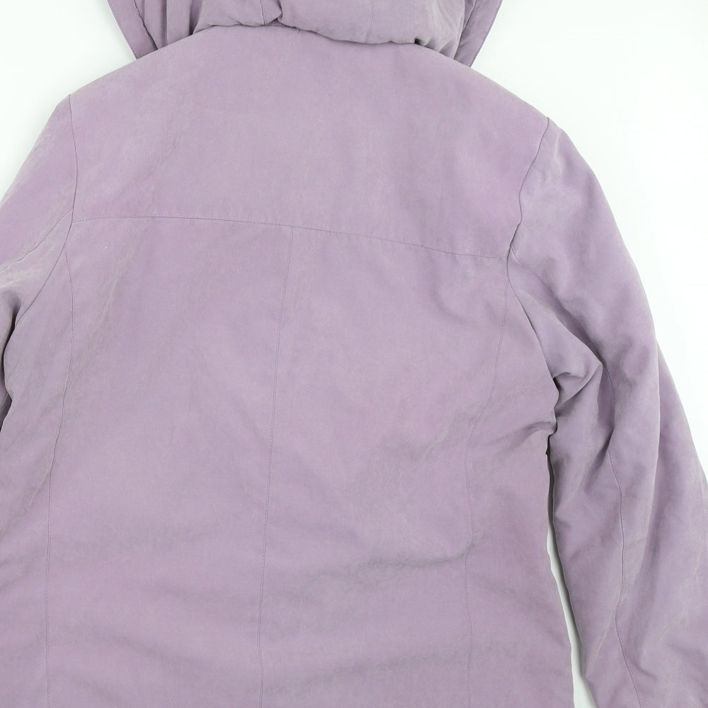 Womens UK Size 12 EWM Purple Overcoat