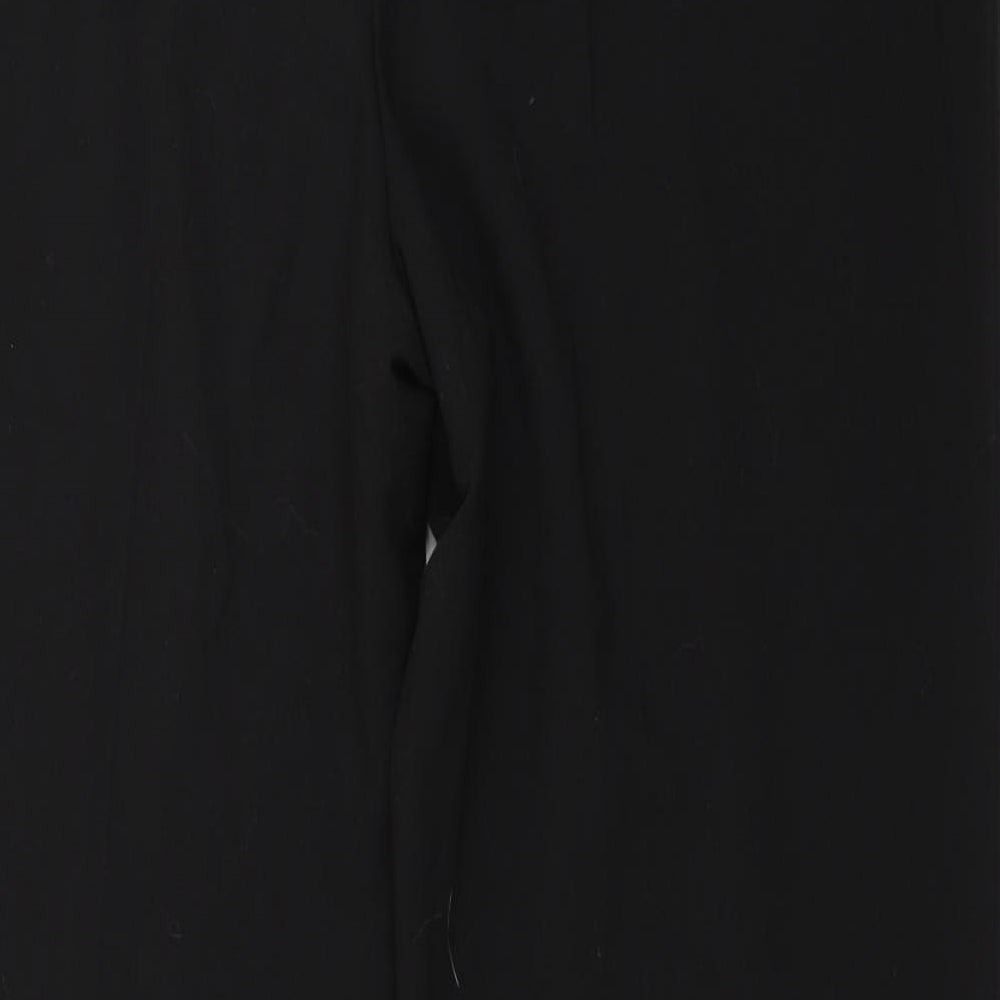 Womens UK Size 18 EWM Regular Fit Black Trousers