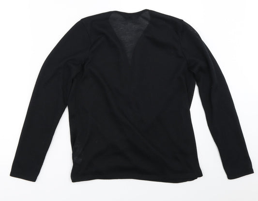 Womens UK Size 10 Dorothy Perkins Black Pullover Jumper