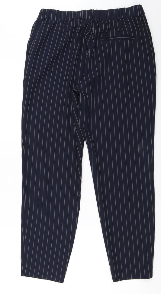 Womens UK Size 38 Preworn Regular Fit Blue Trousers