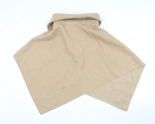 Boohoo Womens Beige Jacket Poncho One Size