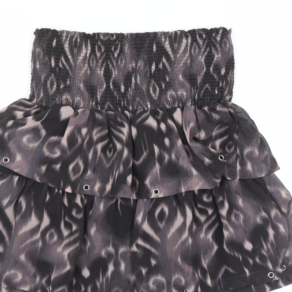Womens UK Size 8 NEXT Black Basic Blouse