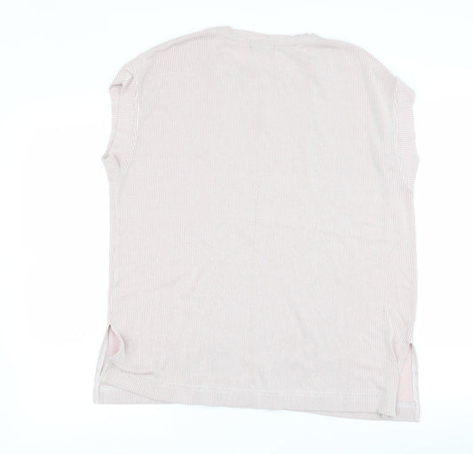 Womens UK Size M Zara Pink Pullover Jumper