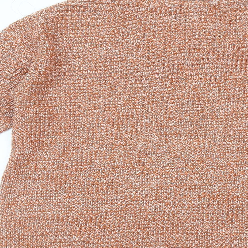 Womens UK Size L Matalan Orange Pullover Jumper