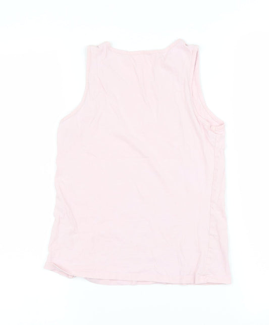 George Girls Pink Basic Tank Size 10-11 Years