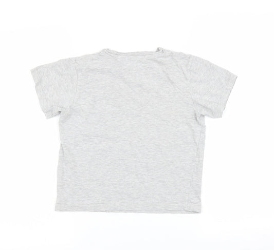 Primark Boys Grey Basic T-Shirt Size 9-10 Years