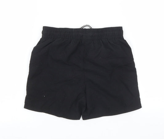 George Boys Black Bermuda Shorts Size 5-6 Years
