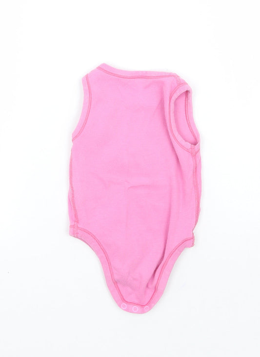 Matalan Girls Pink Babygrow One-Piece Size 9-12 Months