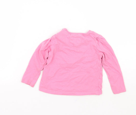 TU Girls Pink Basic T-Shirt Size 6-9 Months