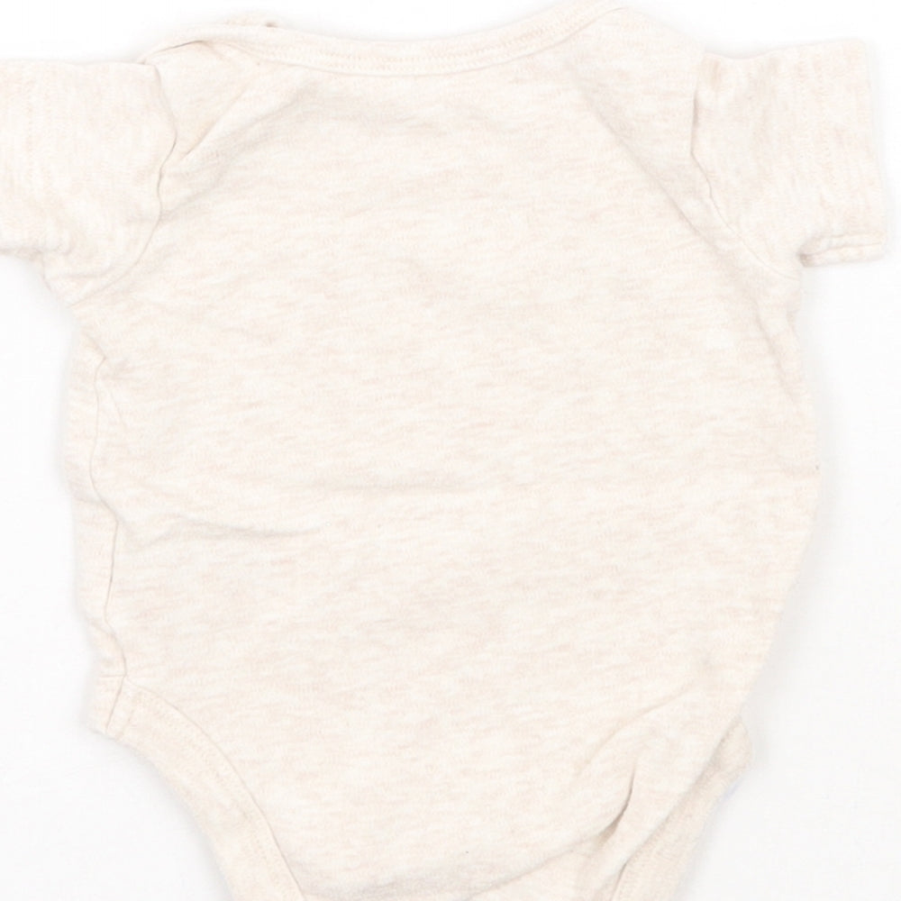 Mothercare Baby Beige Animal Print Babygrow One-Piece Size Newborn