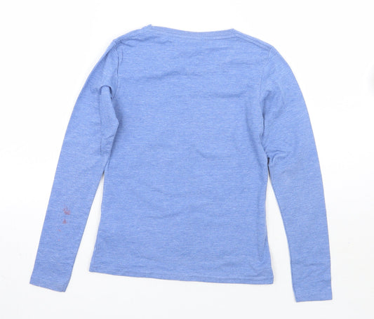 leister city Girls Blue Basic T-Shirt Size 5-6 Years