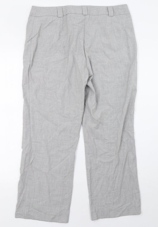 Kaleidoscope Womens Grey Trousers Size 14 L29 in