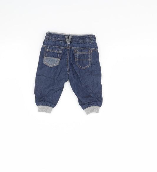 George Baby Blue Denim Capri Jeans Size 3-6 Months