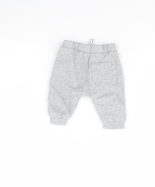 Nutmeg Baby Grey Jogger Trousers Size 0-3 Months