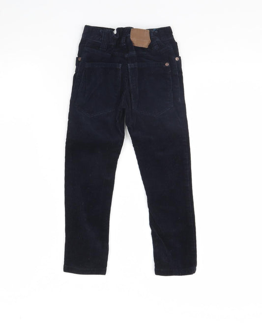 NEXT Girls Blue Corduroy Straight Jeans Size 5 Years