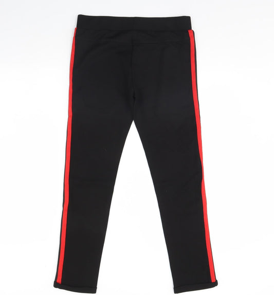 europa Womens Black Capri Leggings Size L L28 in