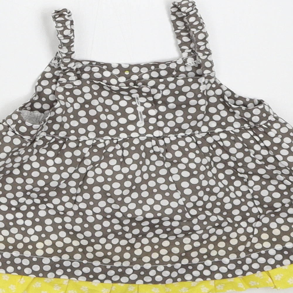 Confetti Baby Brown Polka Dot Shift Size 6-9 Months