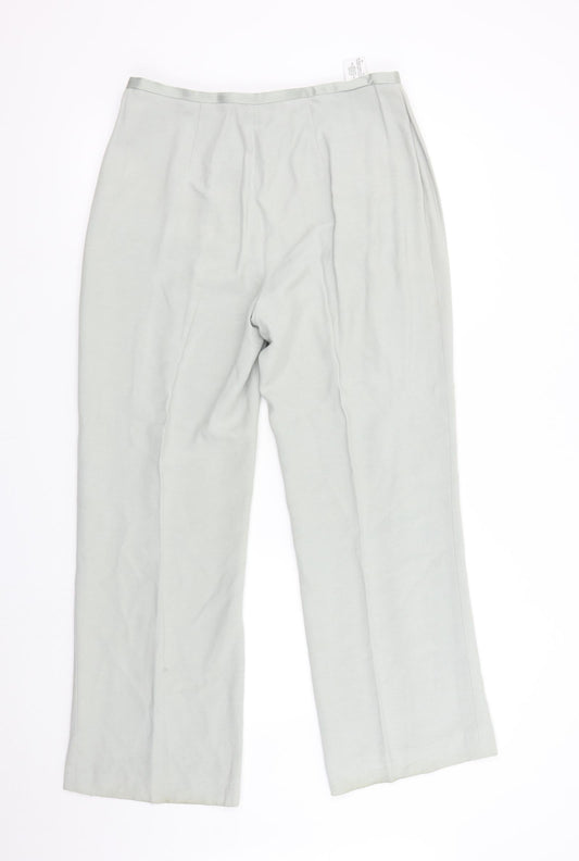 Country Casuals Womens Green Trousers Size 14 L29 in