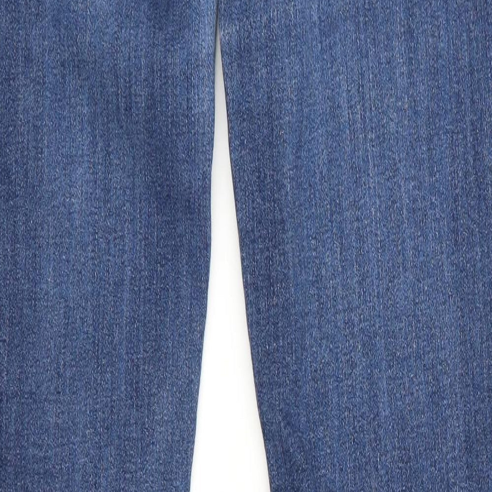 Womens UK Size Preworn Straight Blue Jeans