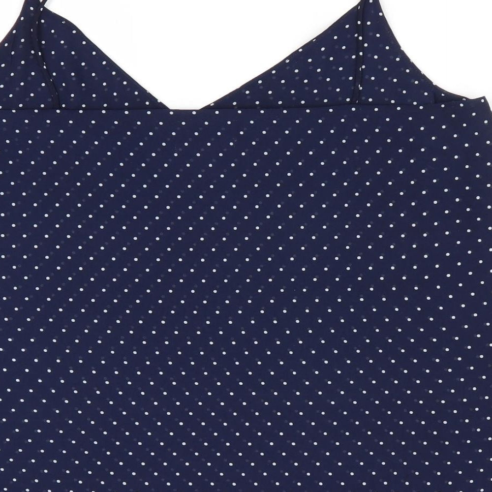 Womens UK Size 10 H&M Blue Camisole Tank