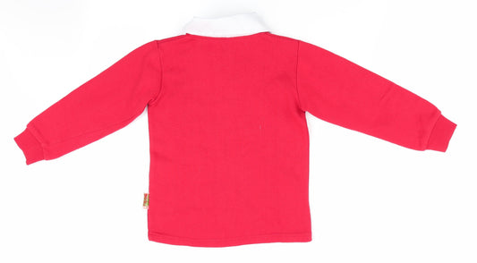 Pendragon Wales Boys Red Pullover Jumper