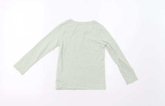NEXT Girls Green Floral Basic Polo Size 5 Years - Believe