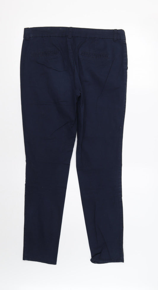 Kelso Womens Blue Chino Trousers Size 10 L29 in