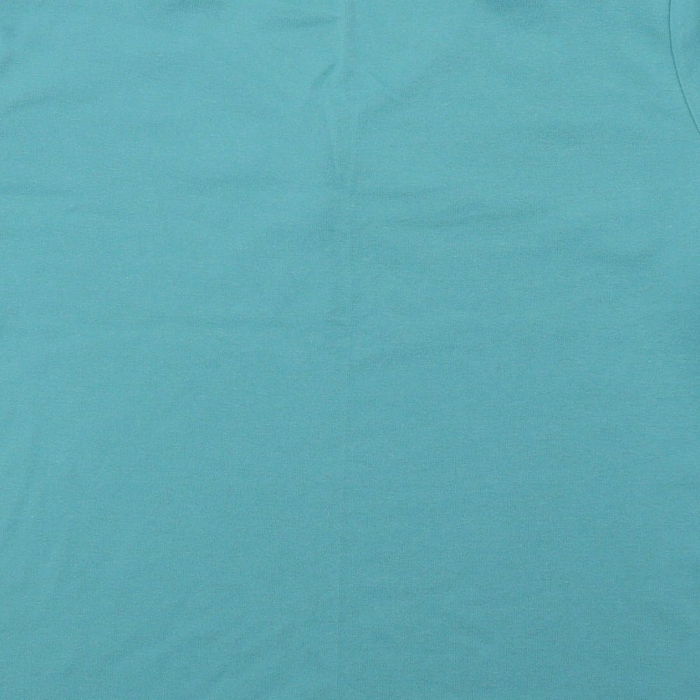 Womens UK Size L BM Green Basic Blouse