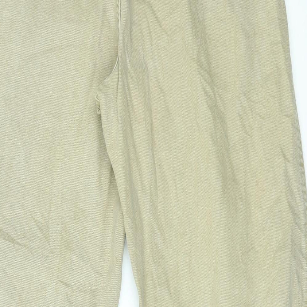 Bershka Womens Beige Tapered Jeans Size 6 L26 in