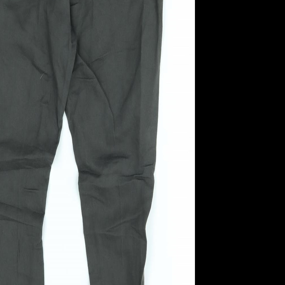 Womens UK Size 8 Topshop Regular Fit Grey Trousers
