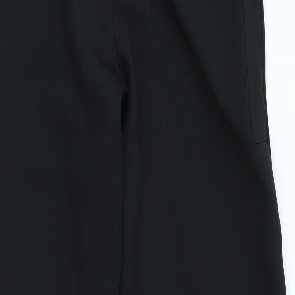 Dimensions Womens Black Trousers Size 8 L29 in