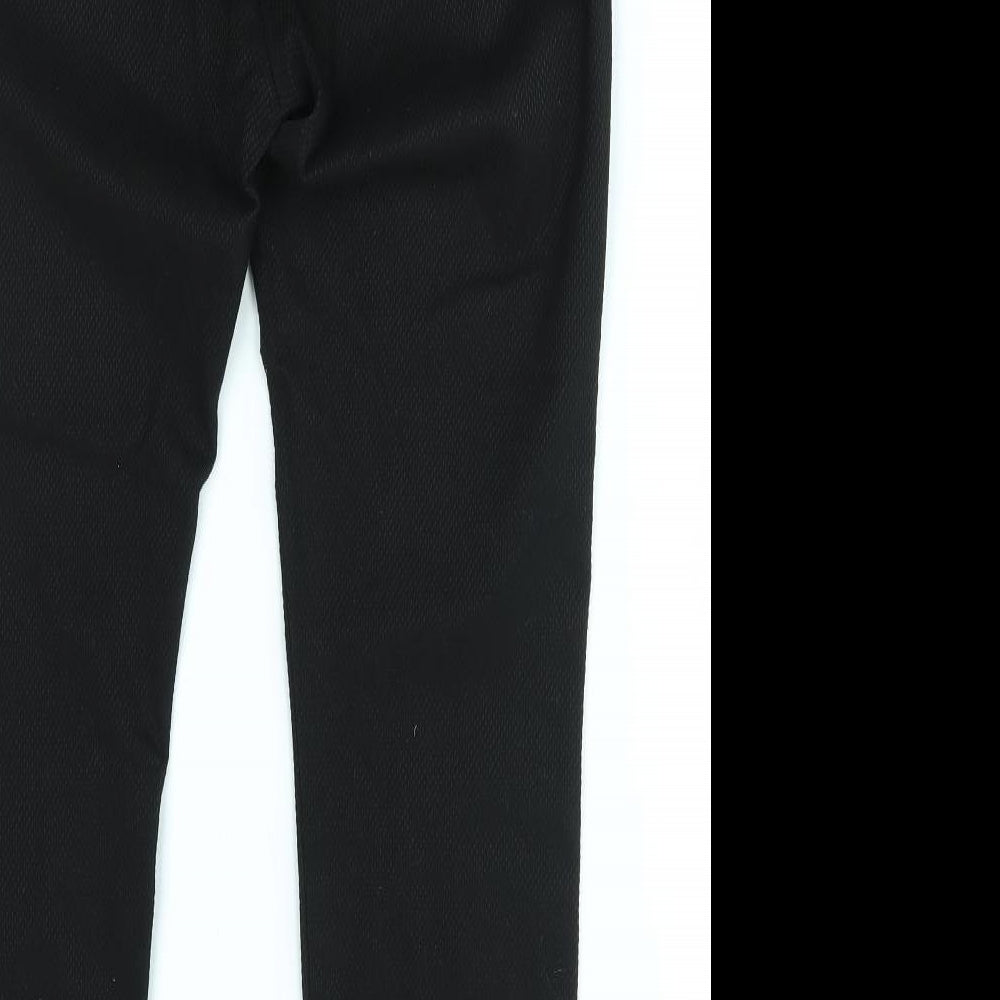 Womens UK Size 36 in Preworn Regular Fit Black Trousers