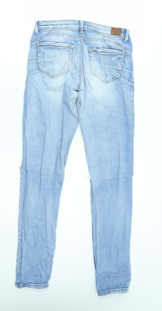 Womens UK Size 8 TALLY WEiJL Regular Fit Skinny Blue Jeans