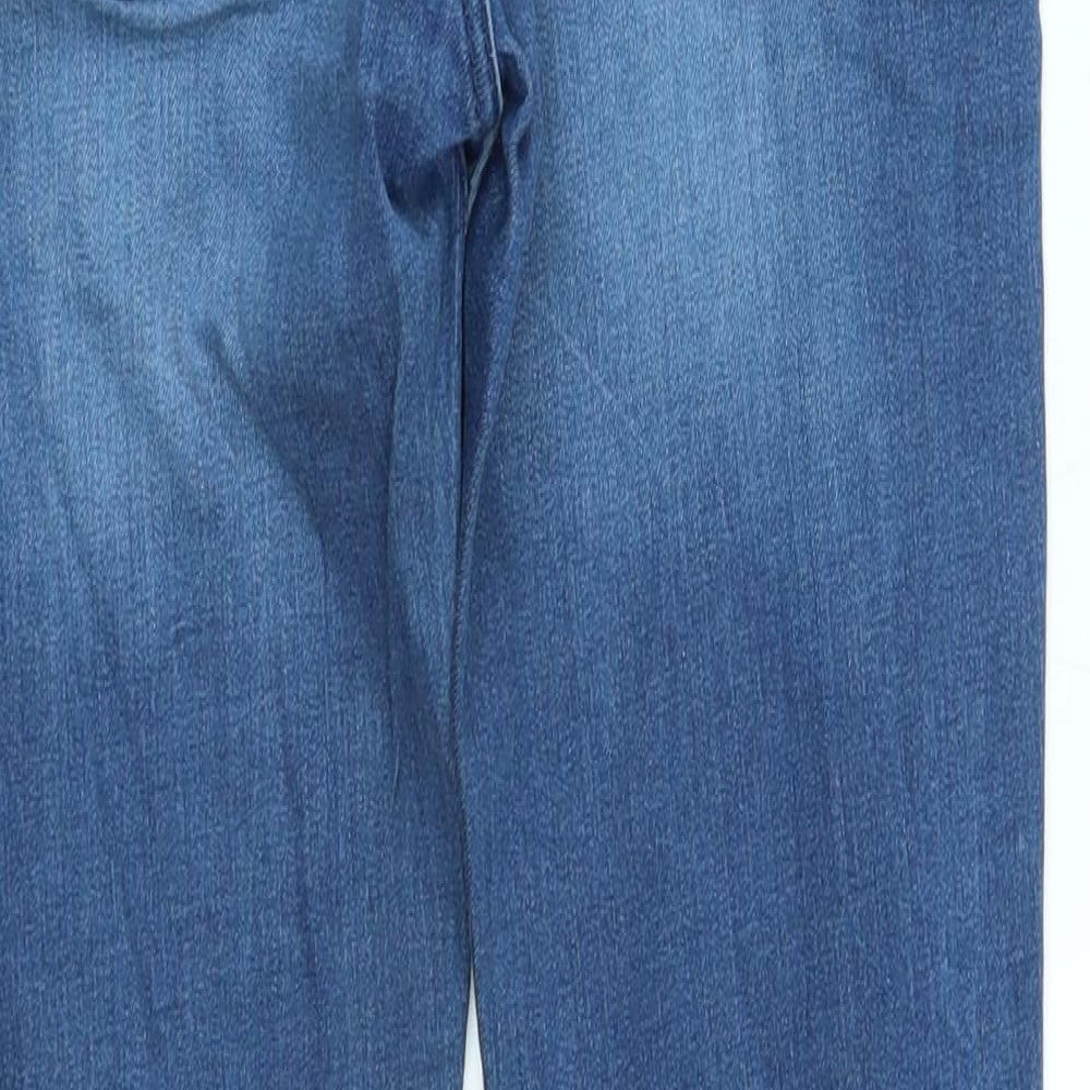 Zara Womens Blue Skinny Jeans Size 28 in L28 in