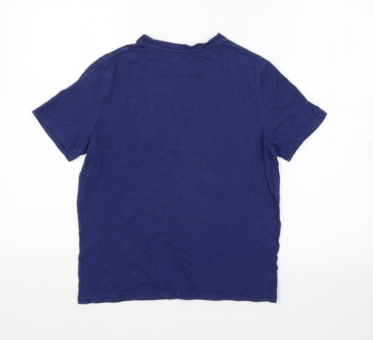 F&F Boys Blue Basic T-Shirt Size 9-10 Years