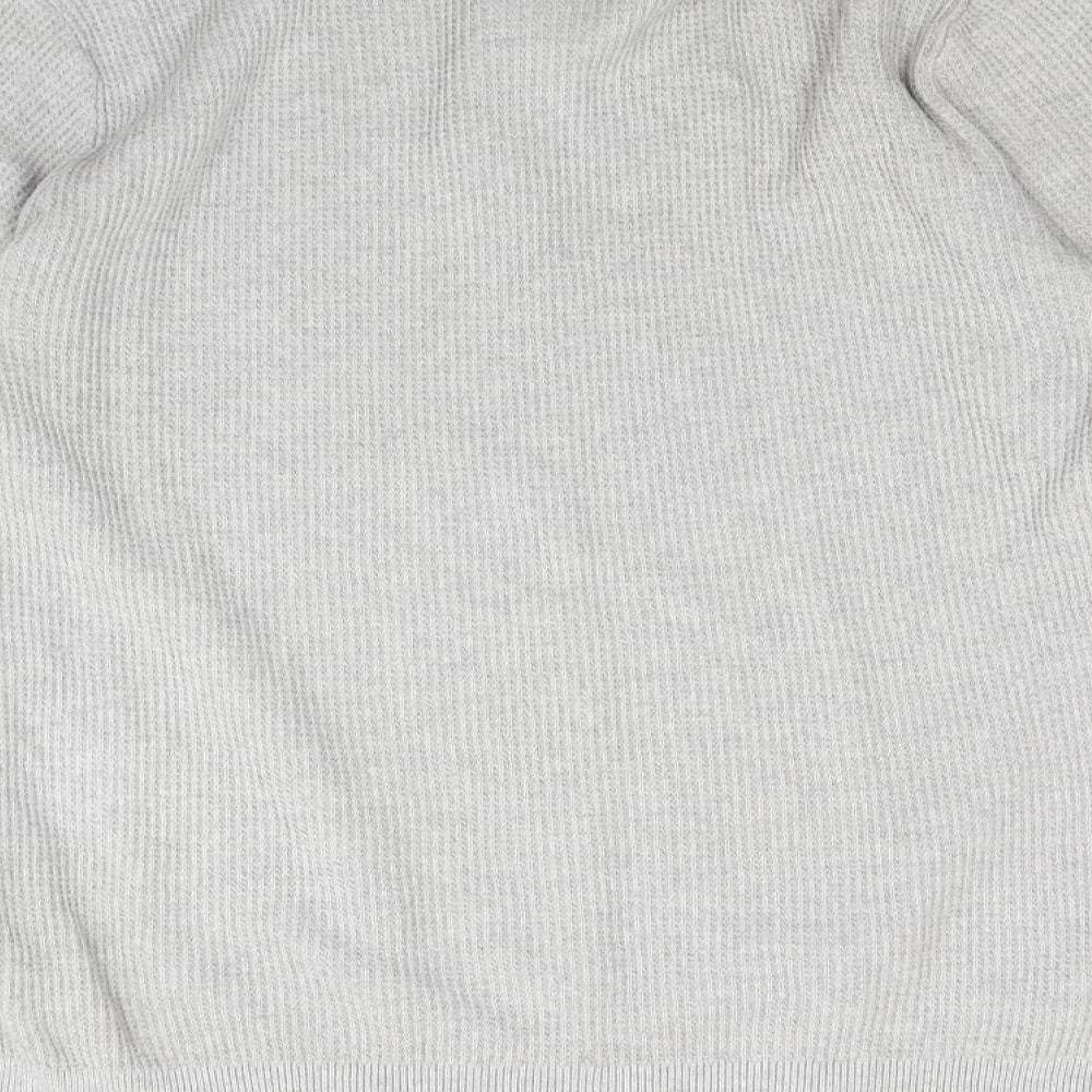 Mens UK Size M NEXT Grey Pullover Hoodie
