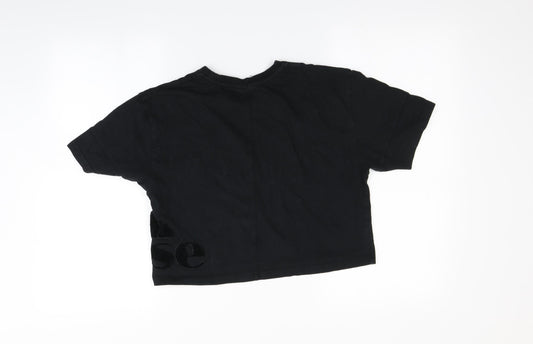 ellesse Womens Black Basic T-Shirt Size XS