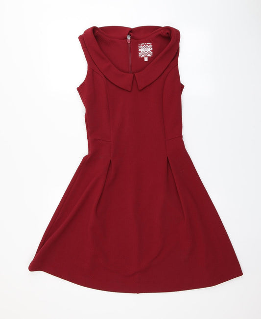 NEXT Womens Red Fit & Flare Size 6
