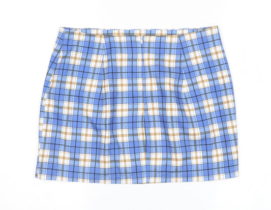 Womens UK Size L Preworn Mini Skirt
