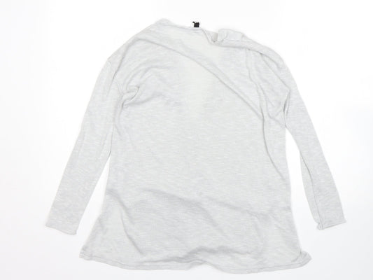 Womens UK Size XS H&M Grey Cardigan Jumper