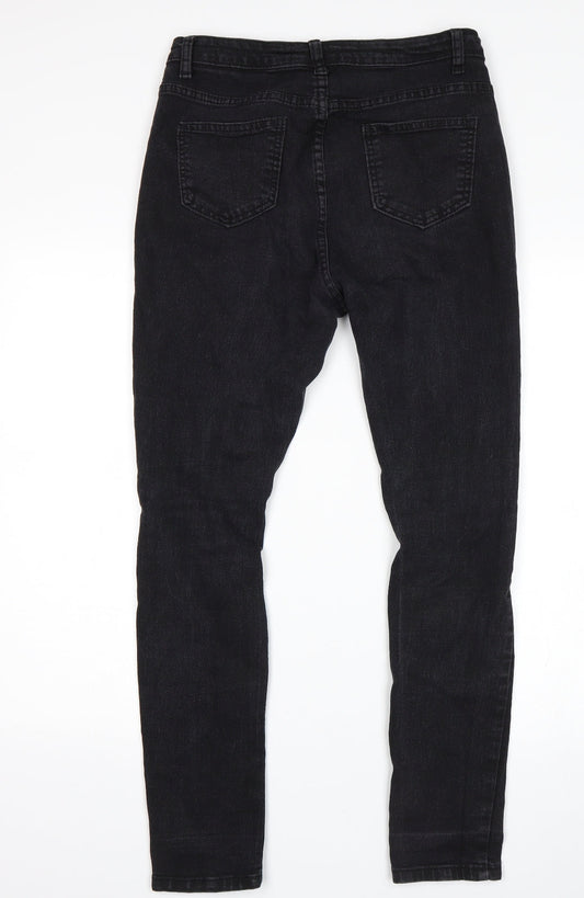 Boohoo Womens Blue Skinny Jeans Size 10 L28 in