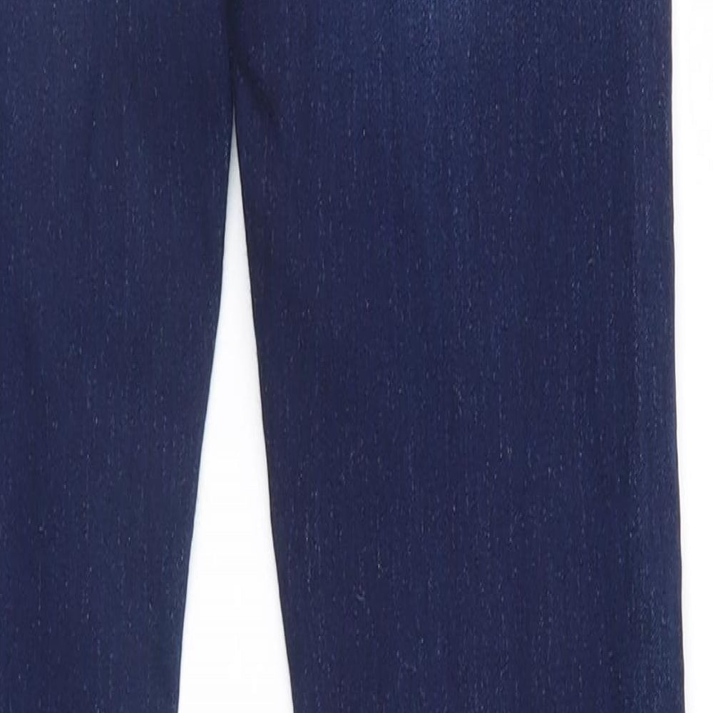 Denim & Co. Womens Blue Straight Jeans Size 8 L32 in