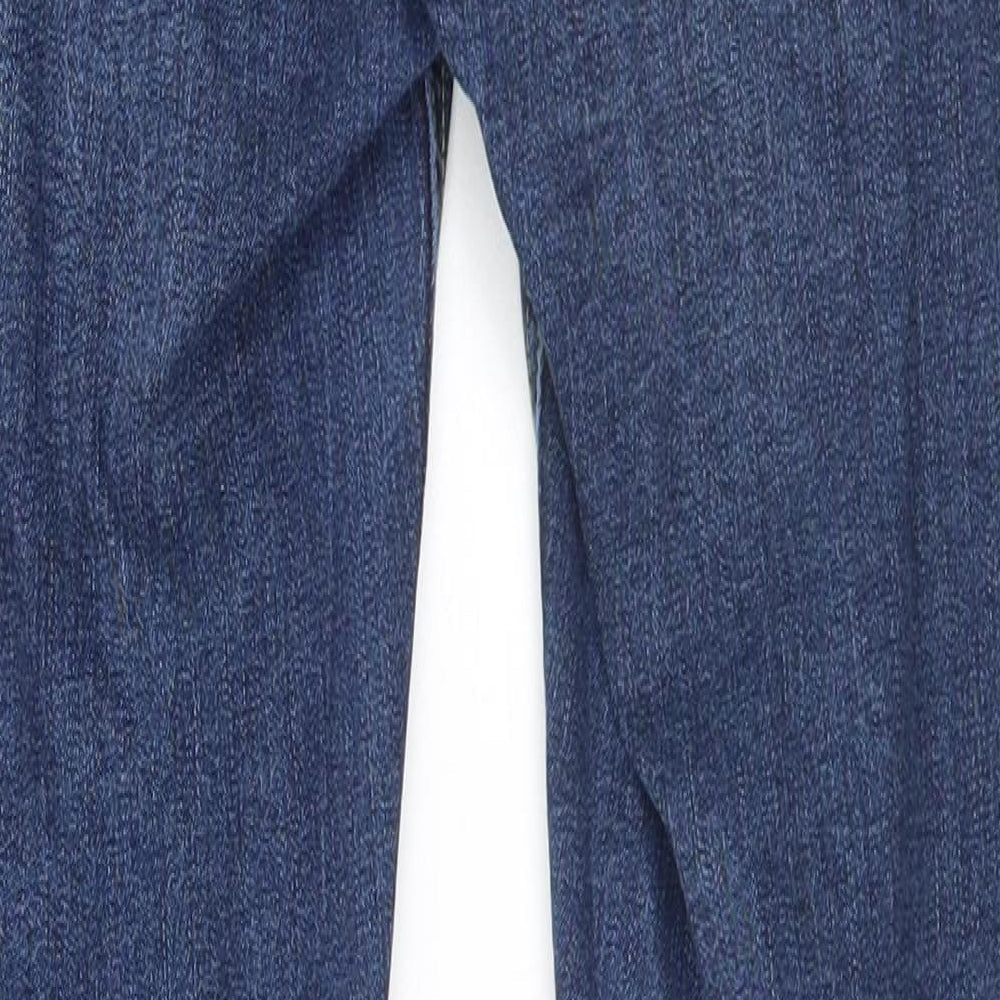 Denim & Co. Womens Blue Straight Jeans Size 10 L27 in