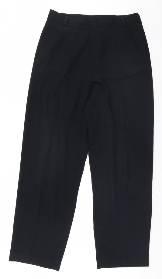 Preworn Womens Black Trousers L30 in