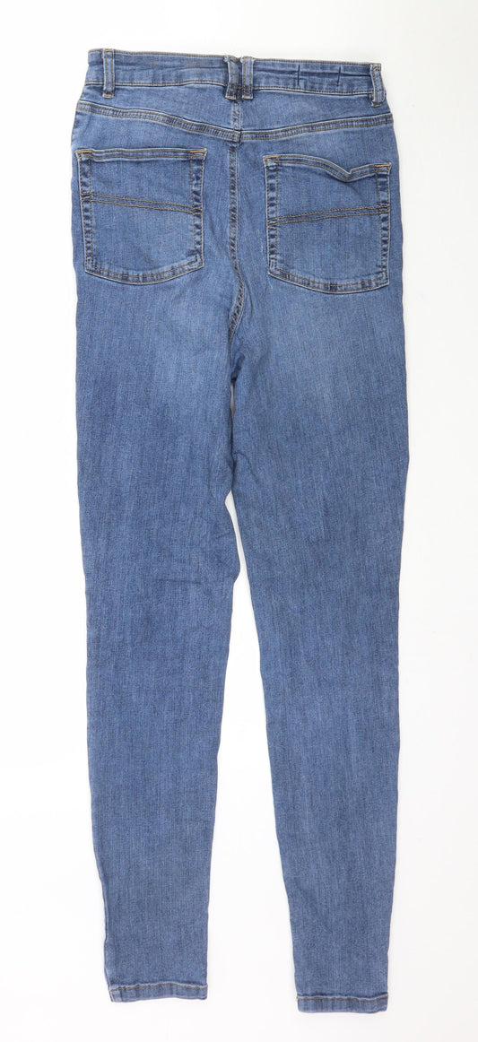 COLLUSION Womens Blue  Denim Skinny Jeans Size 28 in L31 in