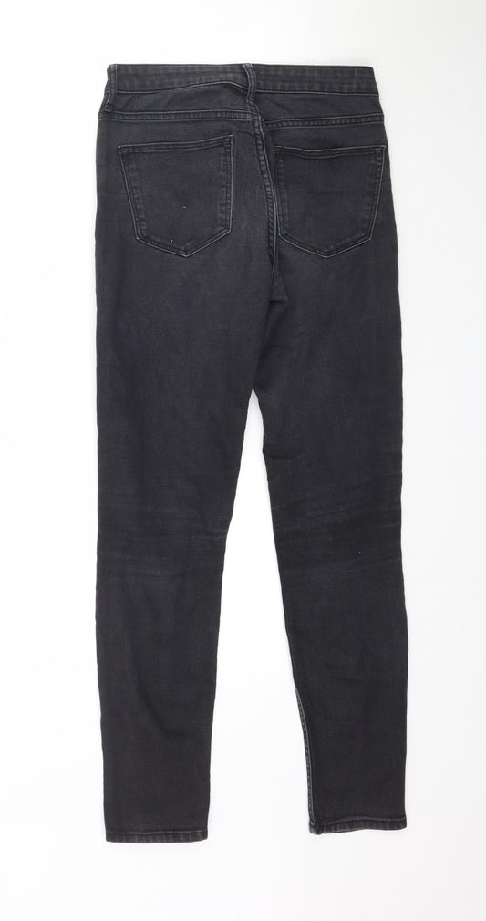 Womens UK Size 26 in Preworn Regular Fit Skinny Black Jeans