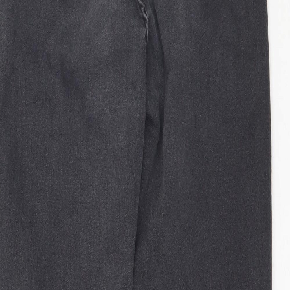 Womens UK Size 26 Preworn Regular Fit Skinny Black Jeans
