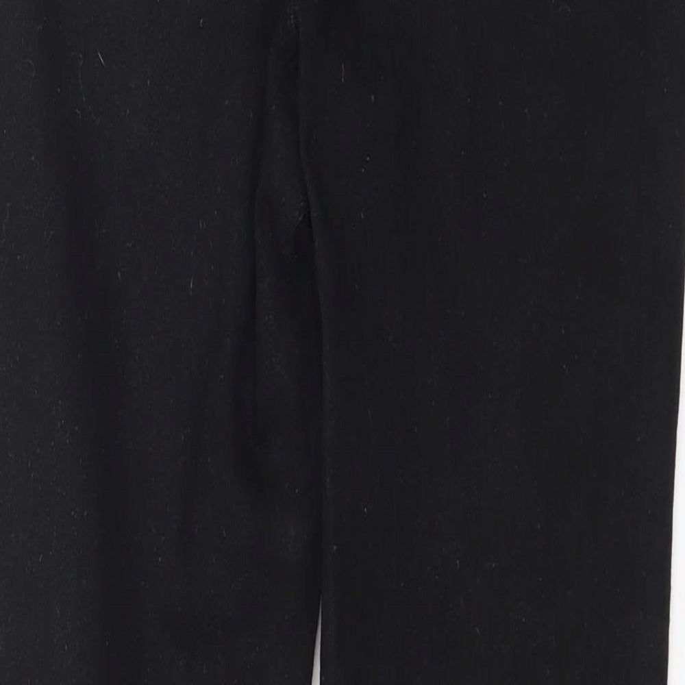 PRETTYLITTLETHING Womens Black Denim Skinny Jeans Size 10 L30 in