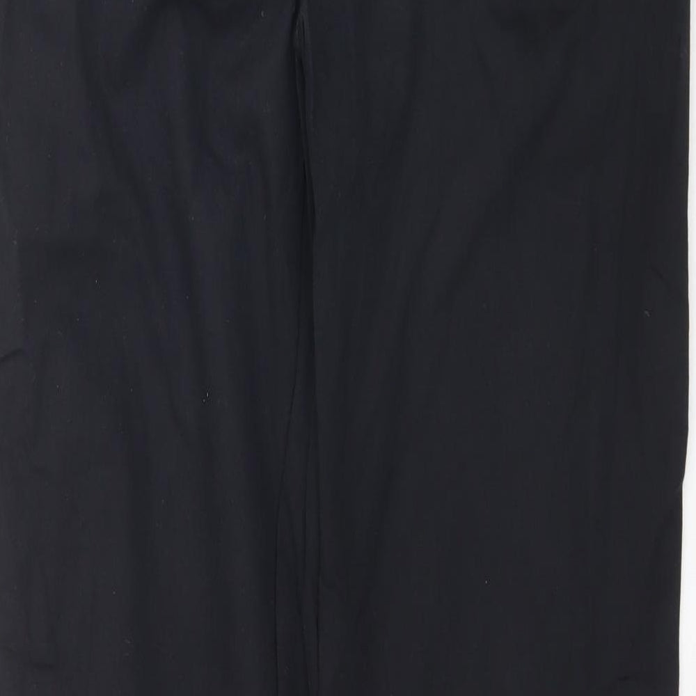Marks and Spencer Womens Black Trousers Size L L30 in