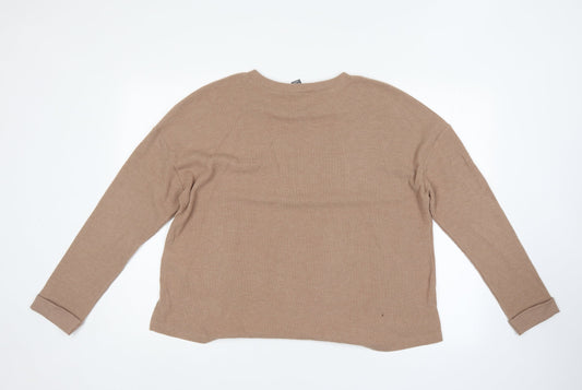 Primark Womens Beige Pullover Jumper Size 12